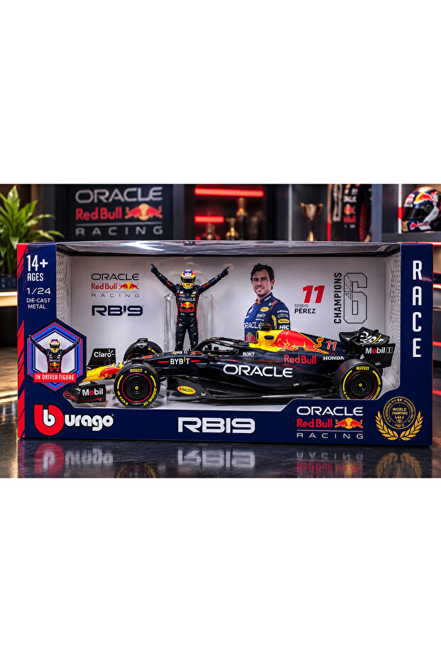 Oracle Red Bull Racing Rb19 Sergio Pérez 1:24 Formula 1 Model Car