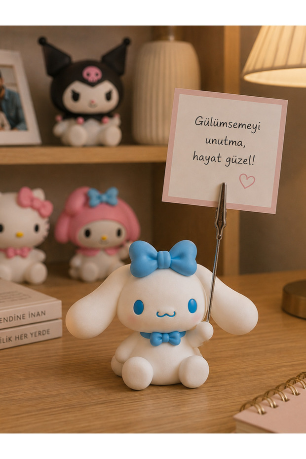 Cinnamoroll Design Decorative Note Holder, Photo and Note Holder with Metal Clip