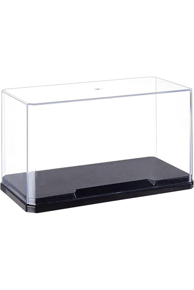Clear Self-Assembly Acrylic Display Case, Transparent Dust Proof Protection Showcase, Self-Assembl D