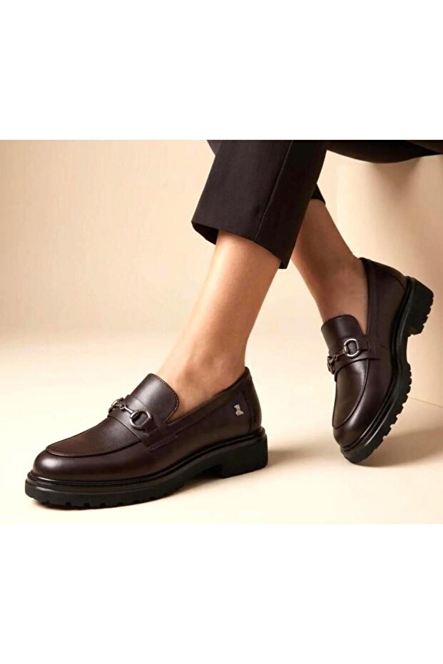 2412922K Genuine Leather Women's Loafer Shoes