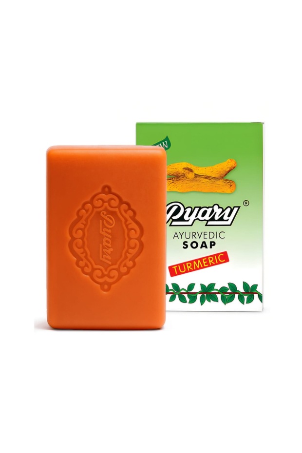 صابون بياري الأيورفيدي بالكركم (Pyary Ayurvedic Soap - Turmeric)