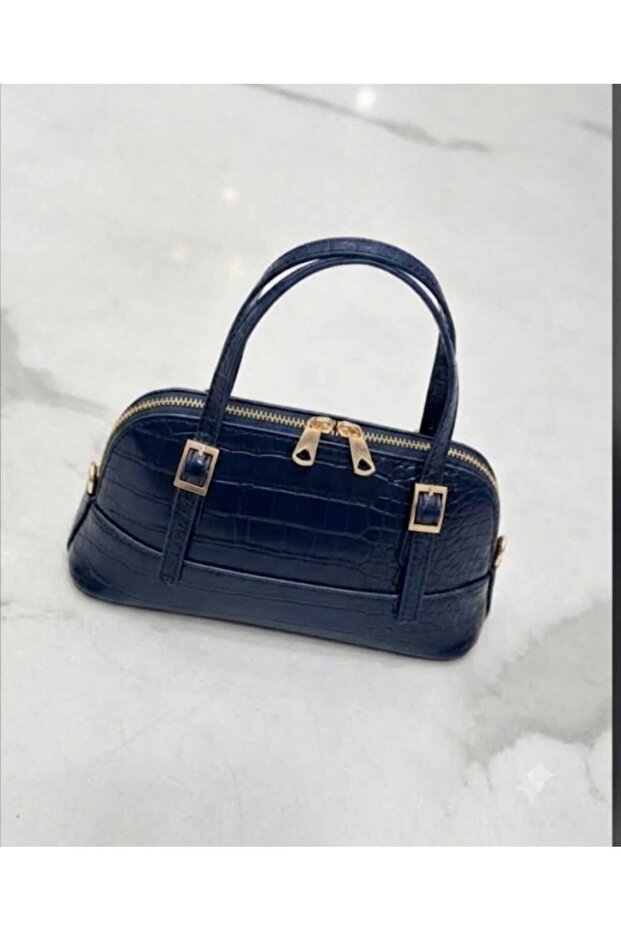 Women's Double Zipper Daily Hand Shoulder Bag