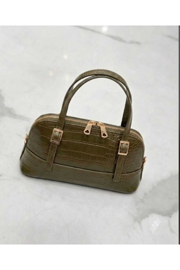 Women's Double Zipper Daily Hand Shoulder Bag
