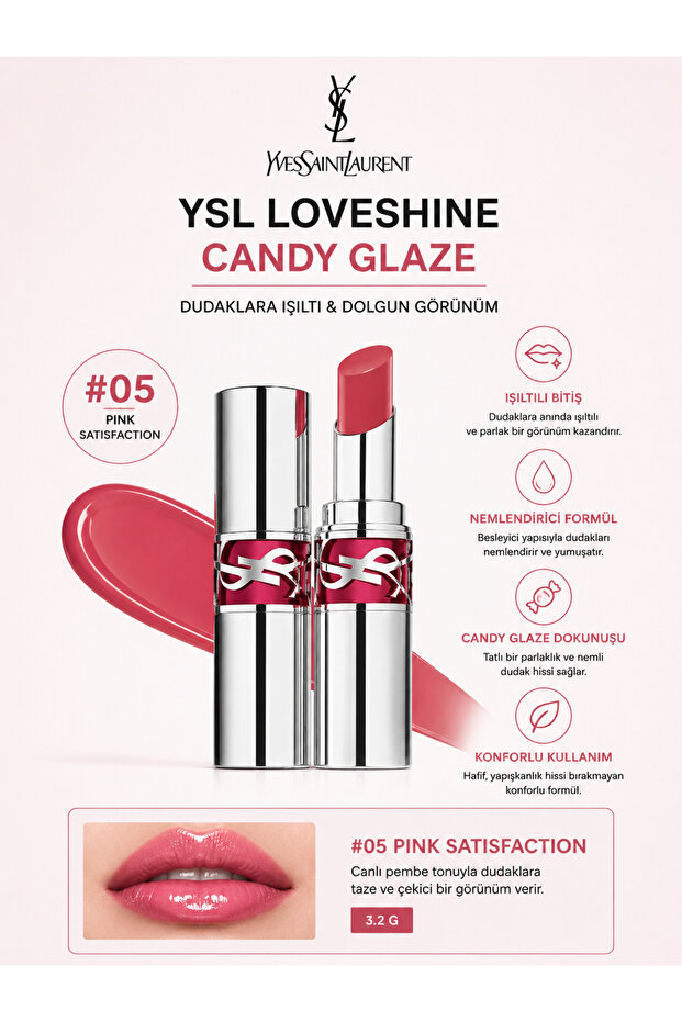 Loveshine Candy Glaze Lip 3.2 g – Gloss That Adds Shine, Moisture, and a Vibrant Look to the Lips