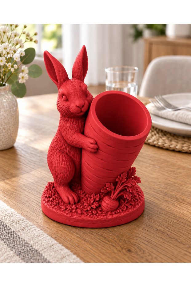 Decorative Rabbit Toothpick Holder Tableware Kitchen Presentation Accessory 10 cm