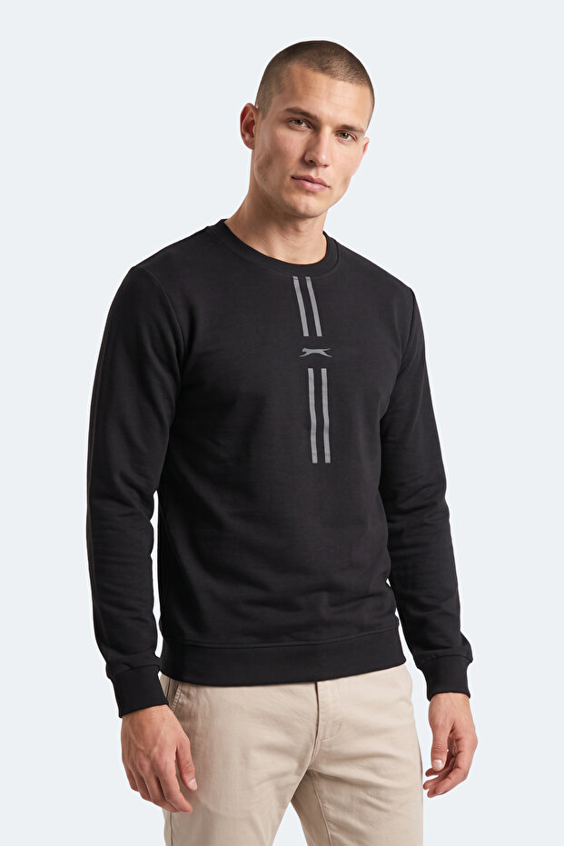 Gabino I Men's Black Sweatshirt