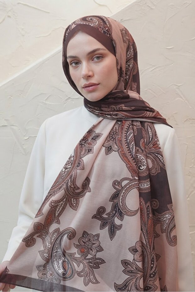 Buta Pattern Indian Cotton Shawl