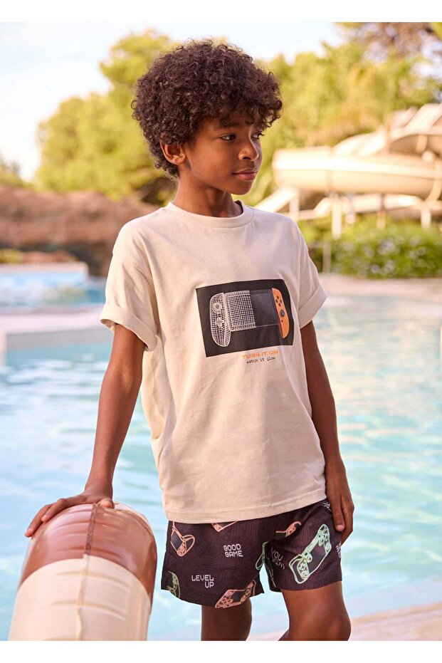 Boy's Swim Shorts Black