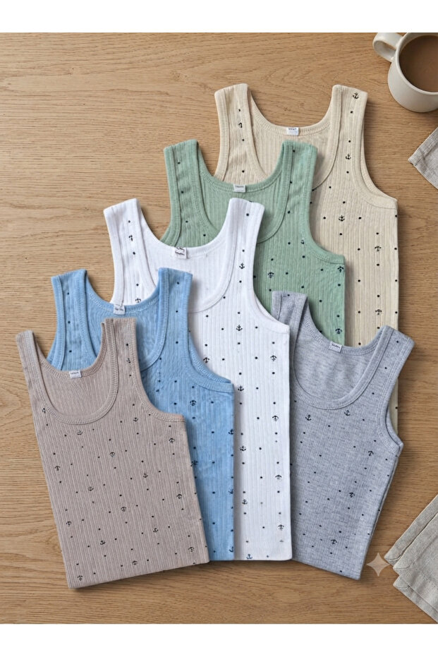 6 Pieces of Boys' Tank Tops