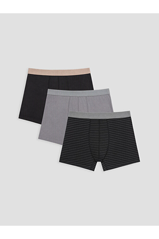 Shining Store's Glowing Choices Cotton Stretchable Men's Boxer 3 Pack