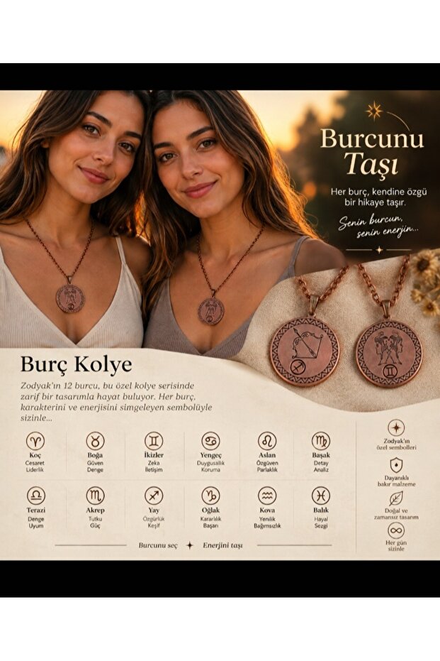 Bakır kolye