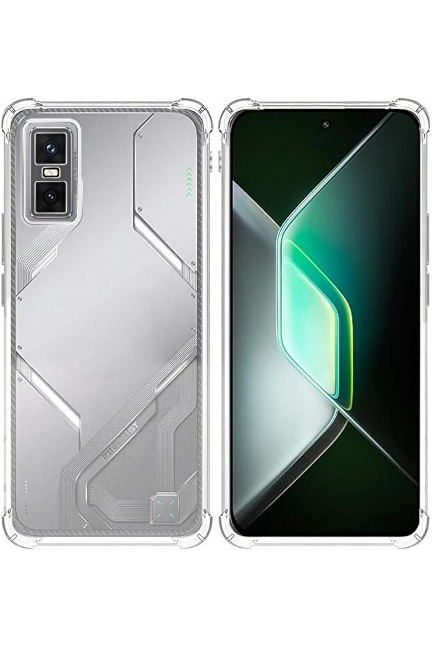 غطاء حماية شفاف مضاد للصدمات متوافق مع هاتف Infinix GT 30 Pro، أغطية واقية للهاتف مضادة للخدوش