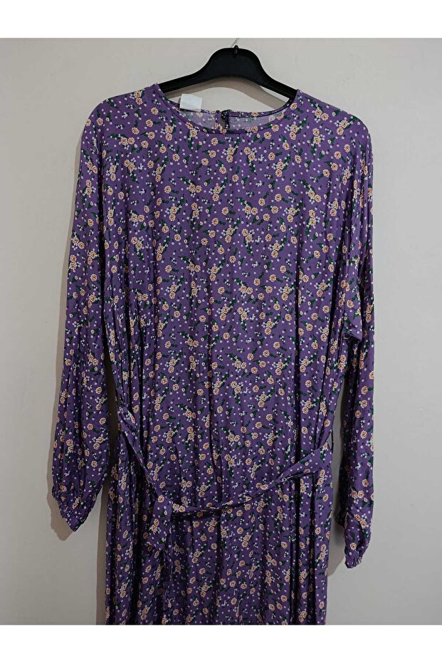 Premium Quality, 100% Lycra-Free Cotton Fabric, Round Neck, A-Line, Plain, Long Dress