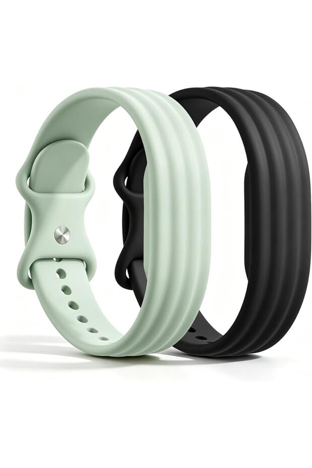 Sport Silicone Bands Compatible with Google Fitbit Air, Soft Adjustable Replacement Strap, Sweatproo