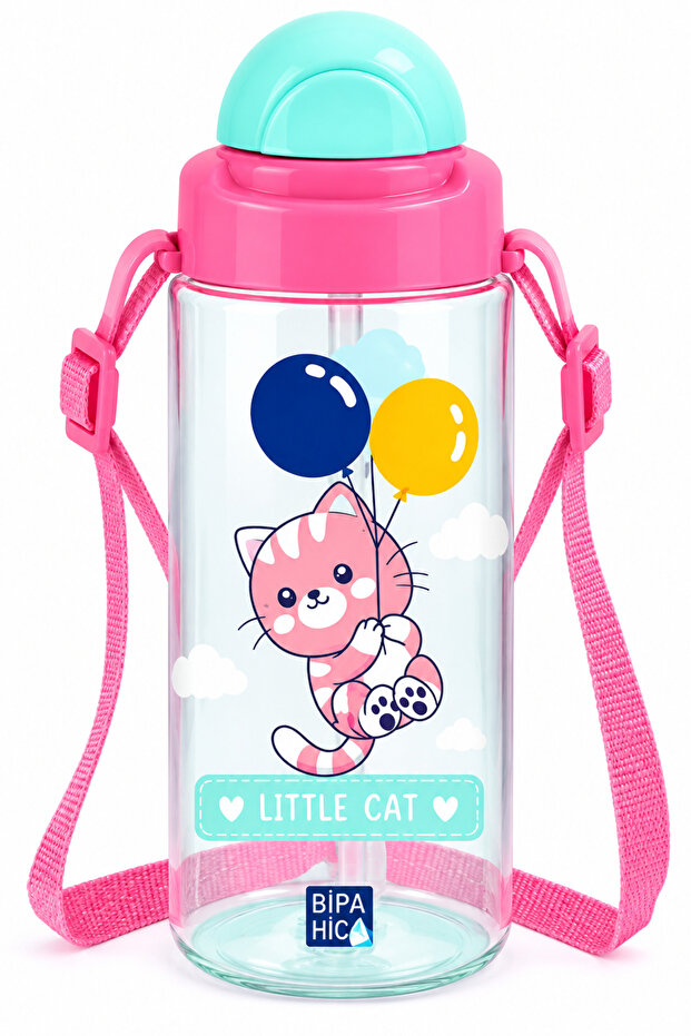 H2O Tritan Flask with Straw 500 ml