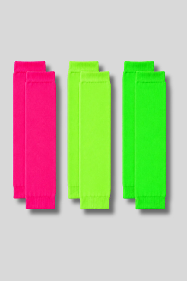 Women's 3-Piece Neon Colored Leggings