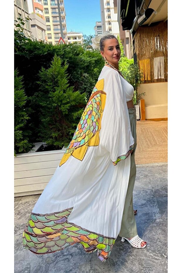 Sun Patterned Kimono