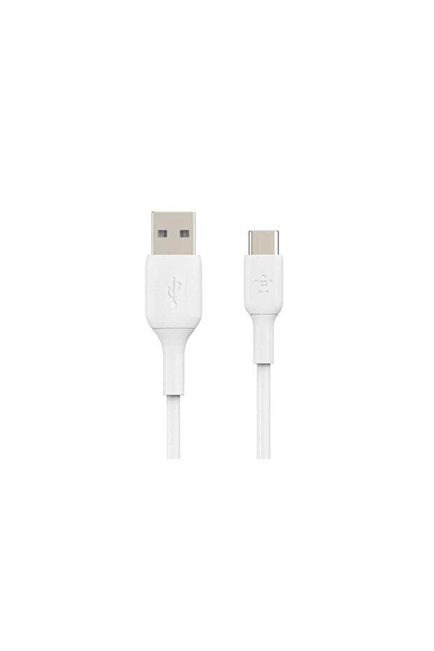 بيلكن كابل شحن USB-C إلى USB-A بطول 1 m أبيض، يدعم الشحن السريع ونقل البيانات حتى 480 ميجابت/ثانية ل