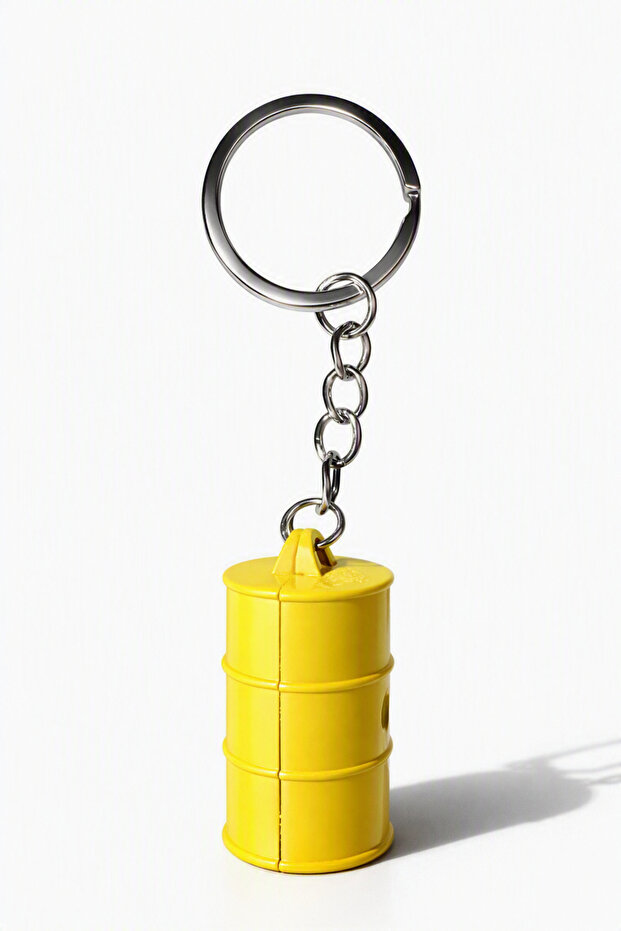 Yellow Barrel Keychain