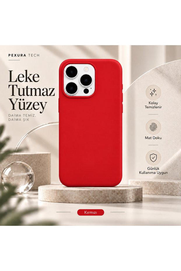 iPhone 15 Pro Compatible Velvet Stain-Resistant Matte Soft Silicone Launch Case