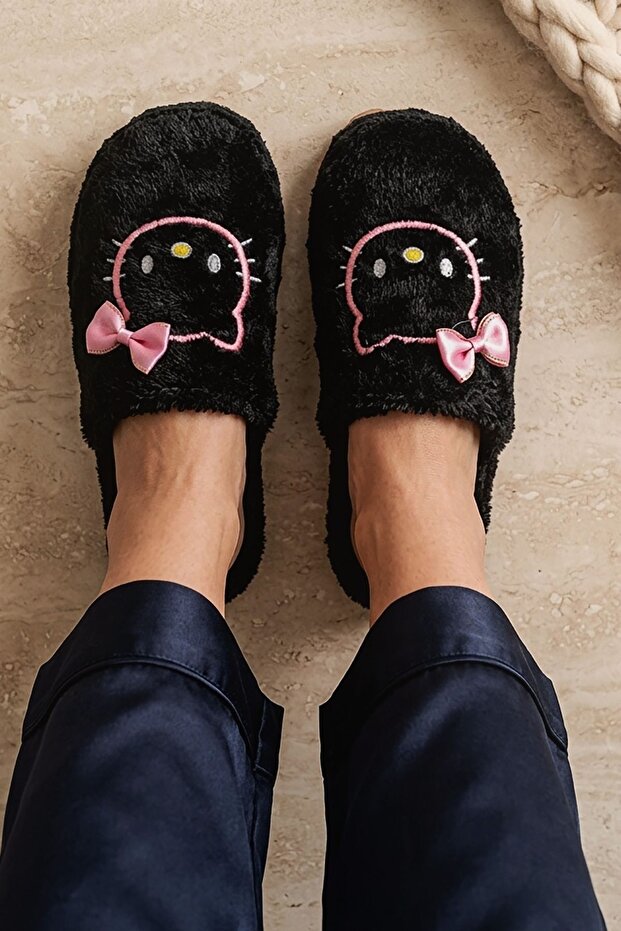 Plush Women's House Slippers - Cute Design Warm Room Slippers
