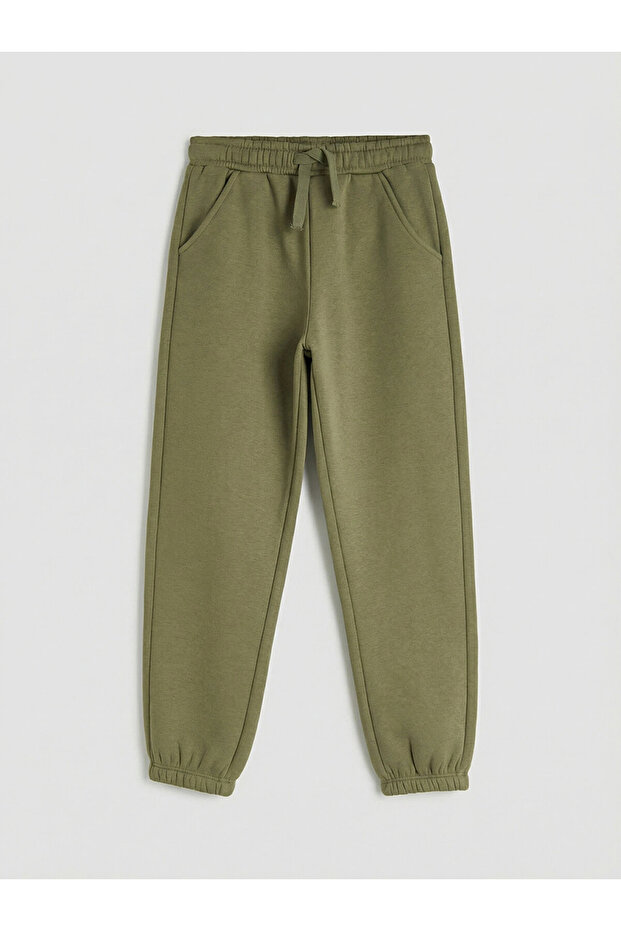 Lcw Khaki Elastic Waist Boys' Sweatpants