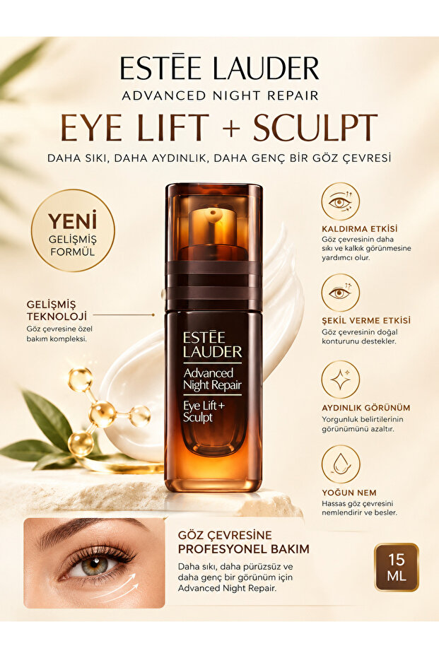 Advanced Night Repair Eye Lift + Sculpt Eye Cream 15 ml – Firming, Sculpting and Moisturizing