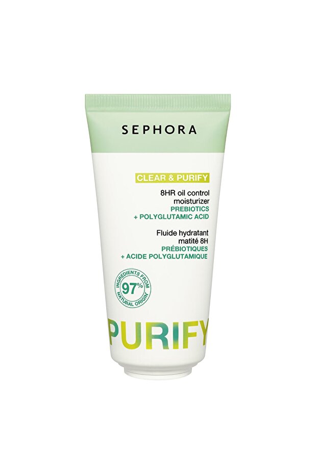 Clear & Purify - Mattifying Moisturizing Liquid with Polyglutamic Acid + Prebiotics - 50 ml