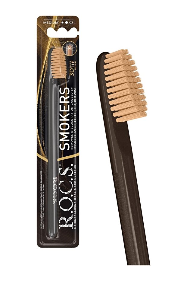 Rocs Smokers Medium Toothbrush