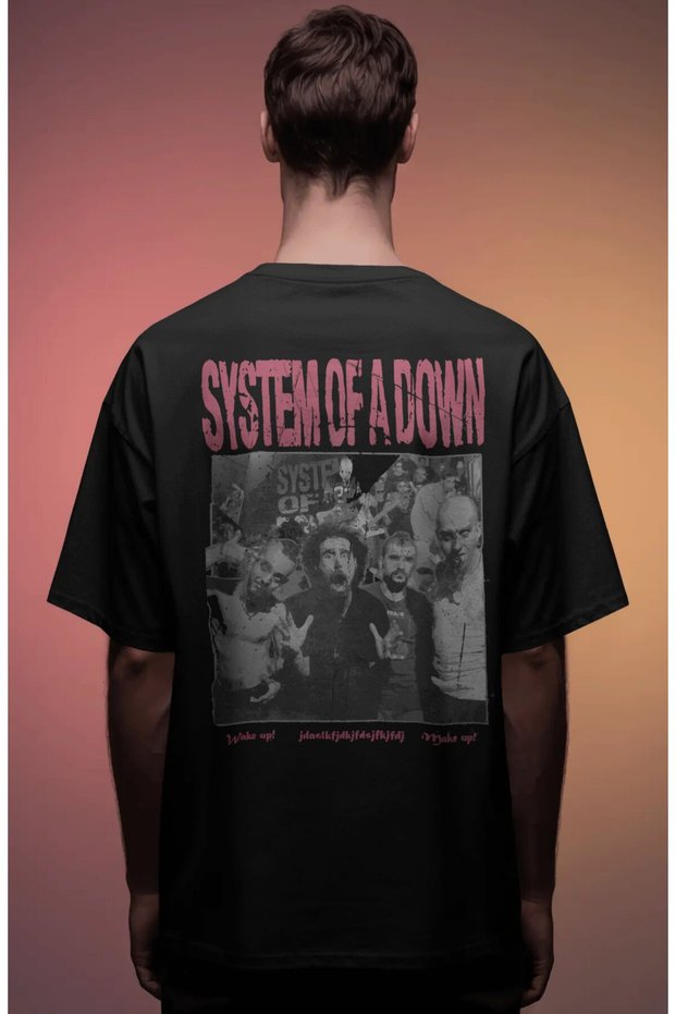 System of a down Rock Metal Music Band Printed Unisex Oversize Premium T-Shirt
