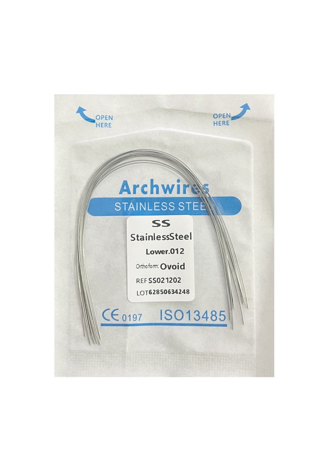 012 Lower-SS 10pcs AG Dental Arch Wires Orthodontic Super Elastic NITI Round Rectangle Archwire Lowe