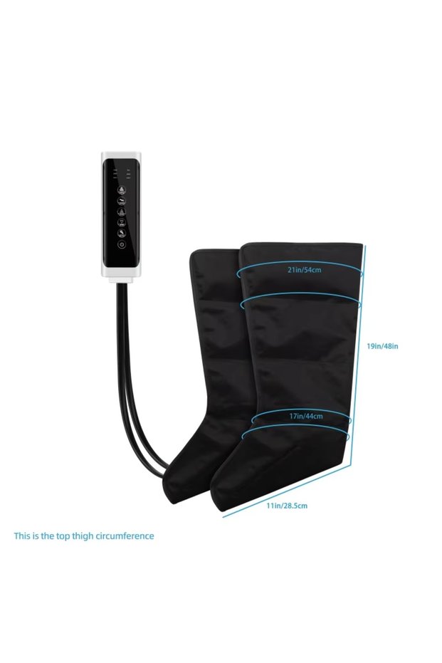 US Plug Short JinKairui Electric Pneumatic Leg Massager Extended Version for Deep Relaxation of Thig