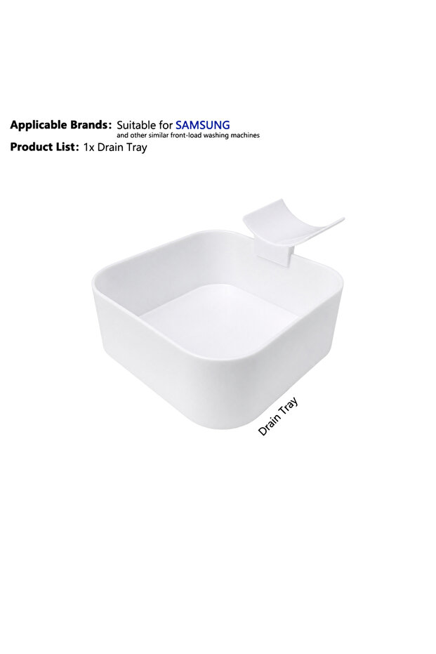 Combo 7 for SAMSUNG iLMH Washing Machine Drain Tray, Leakproof Water Collection Design, Prevents Flo