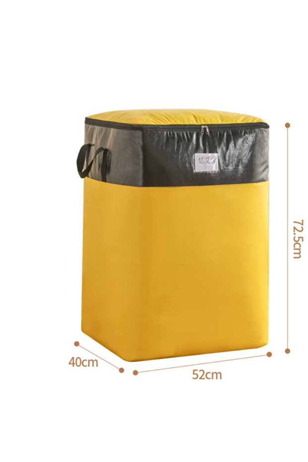 Yellow XL Large Capacity Moving Package Bag Multifunctional Durable Luggage Packing Bag Waterproof D