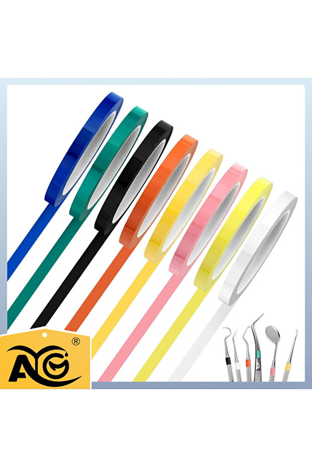 Pink AG Dental Instruments Identification Tape 5mmx66m Dental Marking Tape Autoclavable 150 °cHigh-t