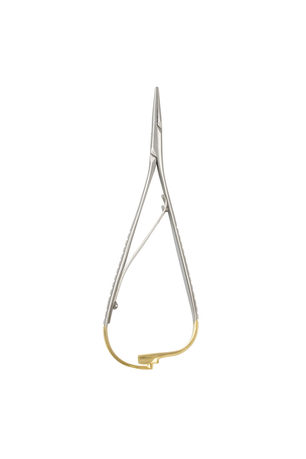 1pcs Dental Needle Holder Tweezers Orthodontic Instrument Dentistry Product Stainless Steel Mathieu