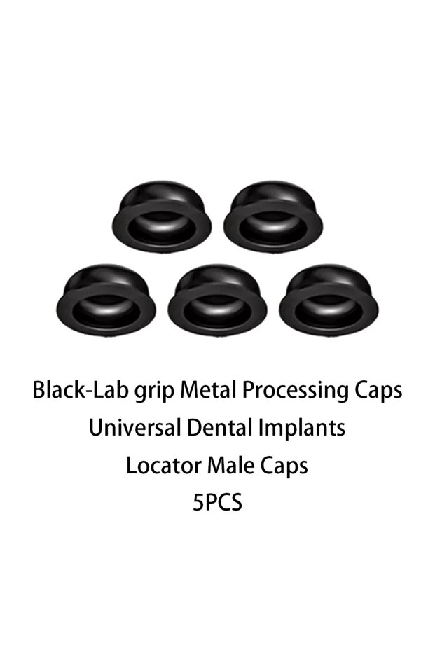 Metal Labora 5pcs Locator Dental Implant Retention Caps Removable Insertion Extraction Universal Cor