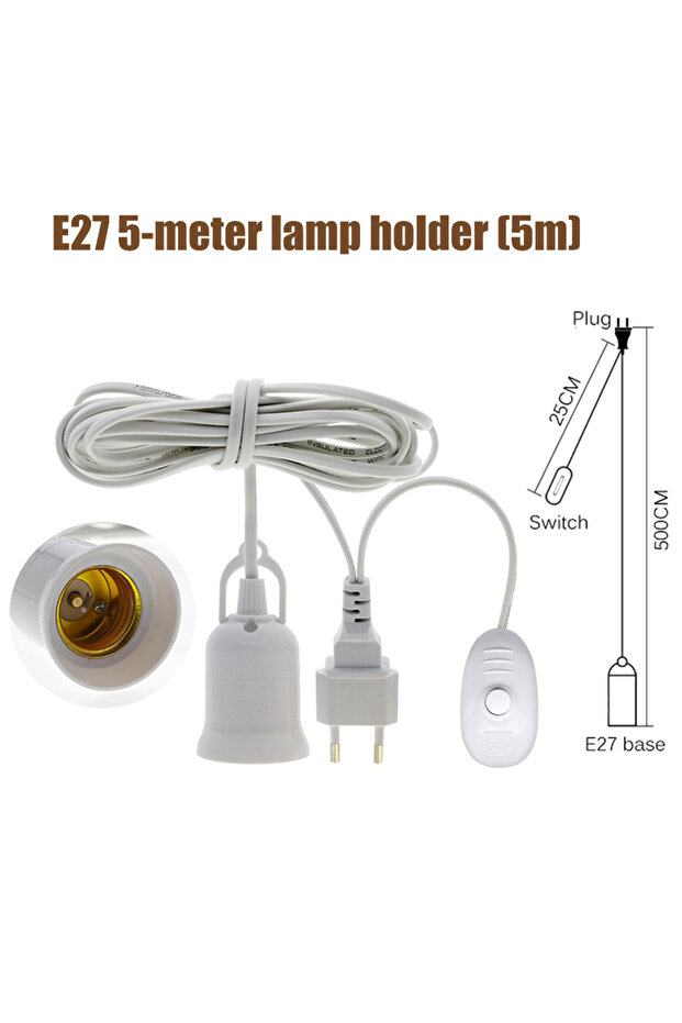 5m wire EU plug GRAXGROW 24W E27 Growth Bulb Six Spectral Beads Formation Aluminum Lamp Body Is Suit
