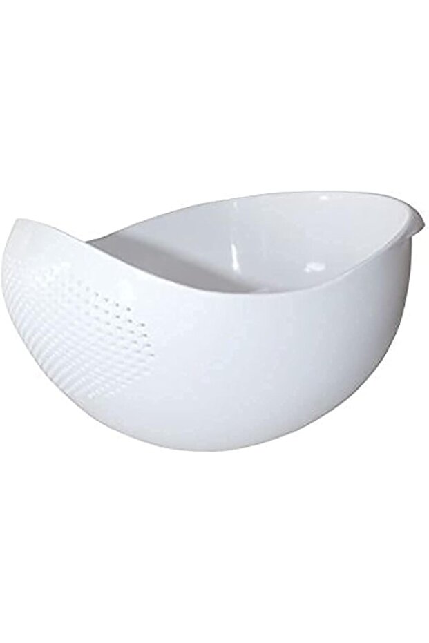 White RiceWashingMachine Drain Basket Multifunctional Vegetable Washing Spray Family Kitchen Essenti
