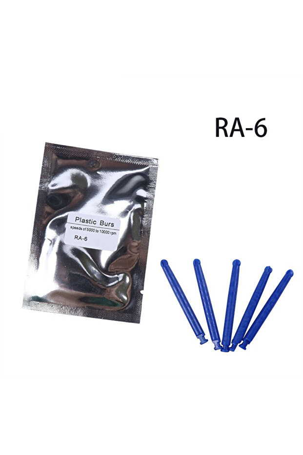 RA-6 8pcs 8pcs Dental Burs for Deep Caries Removal Spherical Plastic Burs Pain-Free Dental Deep Deca