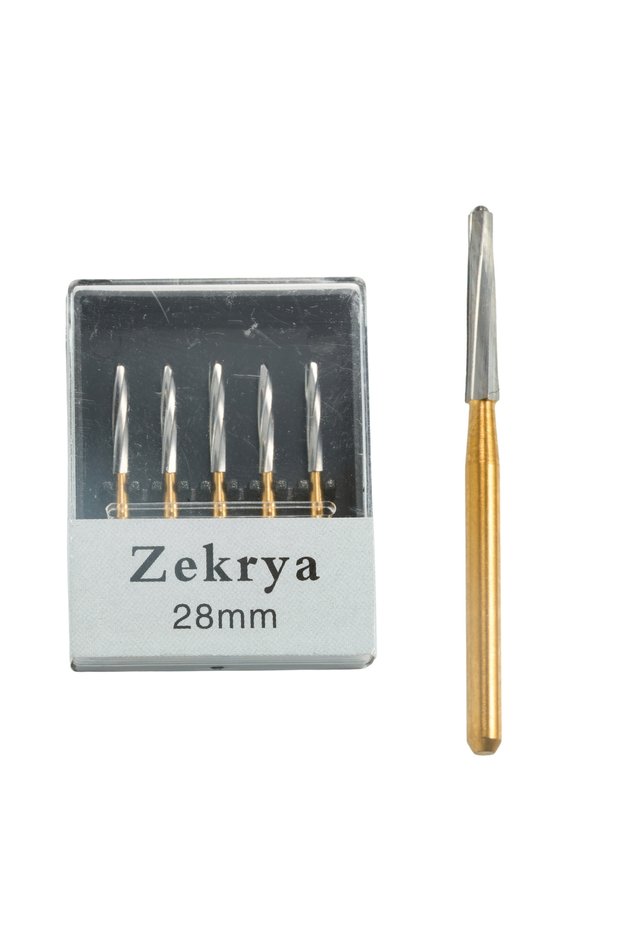 Zekrya 28mm Dental Burs Zekrya Tungsten Carbide Burs FG 1.6mm Tooth Extraction Drill Long Tapered Pr