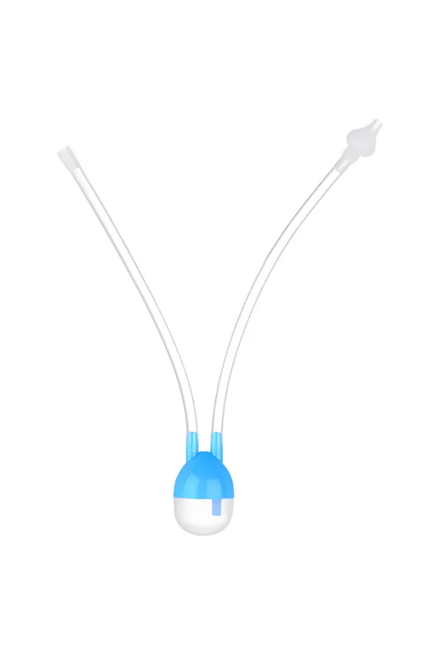 blue Newborn Baby Nasal Aspirator for Children Nose Cleaner Sucker Suction Tool Protection Health Ca