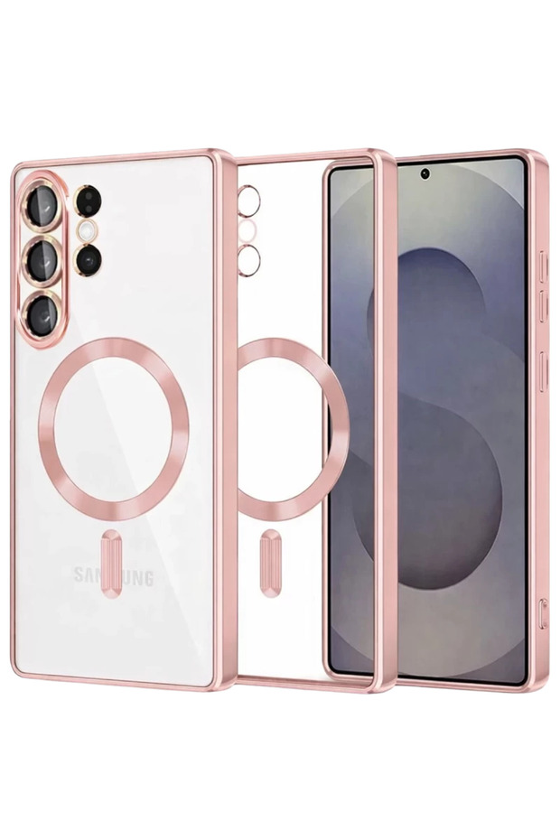 Samsung Galaxy S26 Ultra Compatible Kross Magneticsafe Cover - Rose