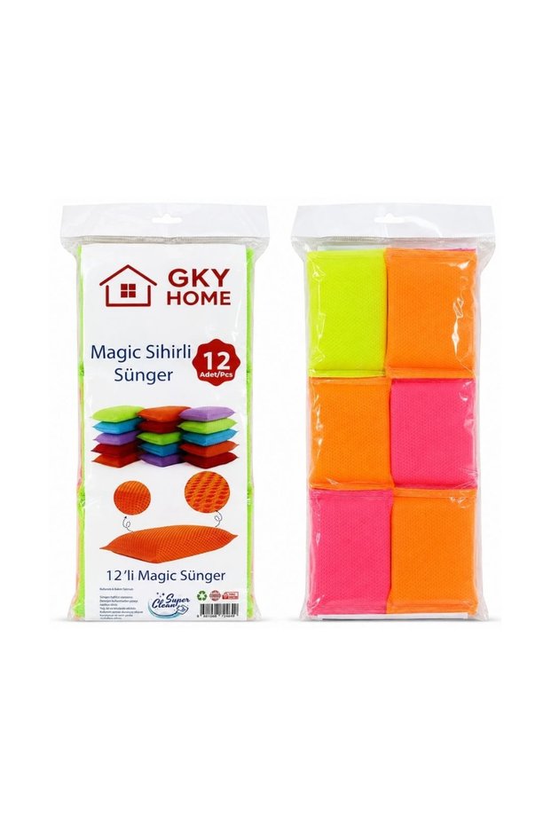 Gky Home 12-Pack Magic Sosyete Sponge