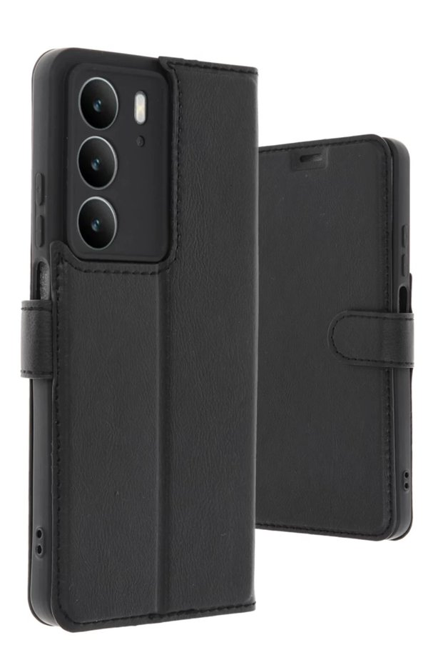 Realme C75 4g Compatible Trend S Plus Flip Cover Case - Black