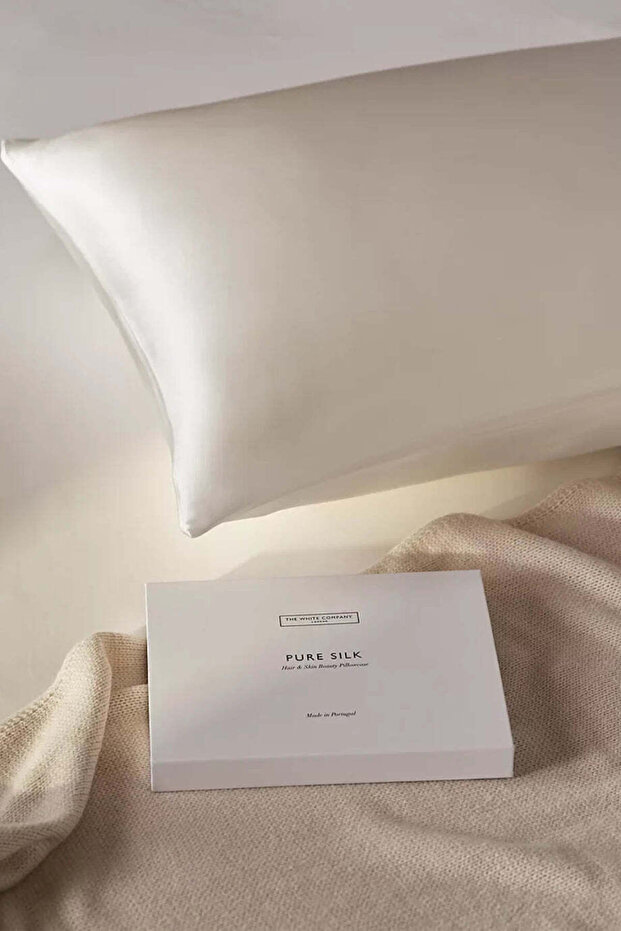 19 Momme Pure Silk Pillowcase - Cream, Standard 50 X 75 cm