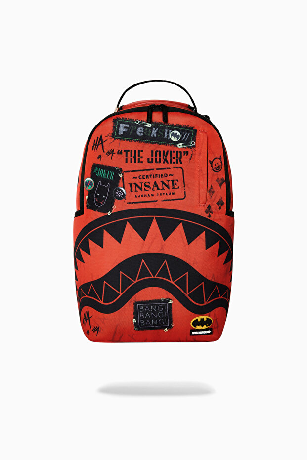 Joker Dc Asylum Printed Backpack
