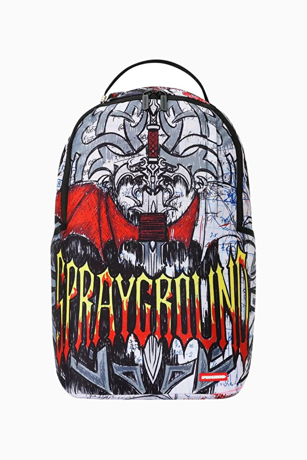 Metal Logo Doodle Unisex Backpack