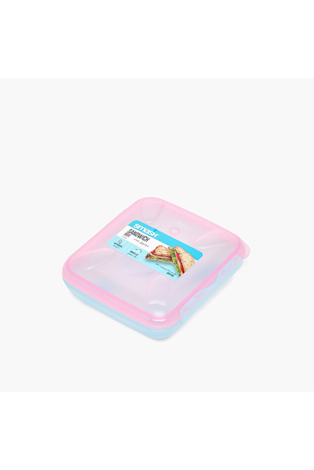 Solid Lunch Box for Kids with Hinged Lid - 370 ml