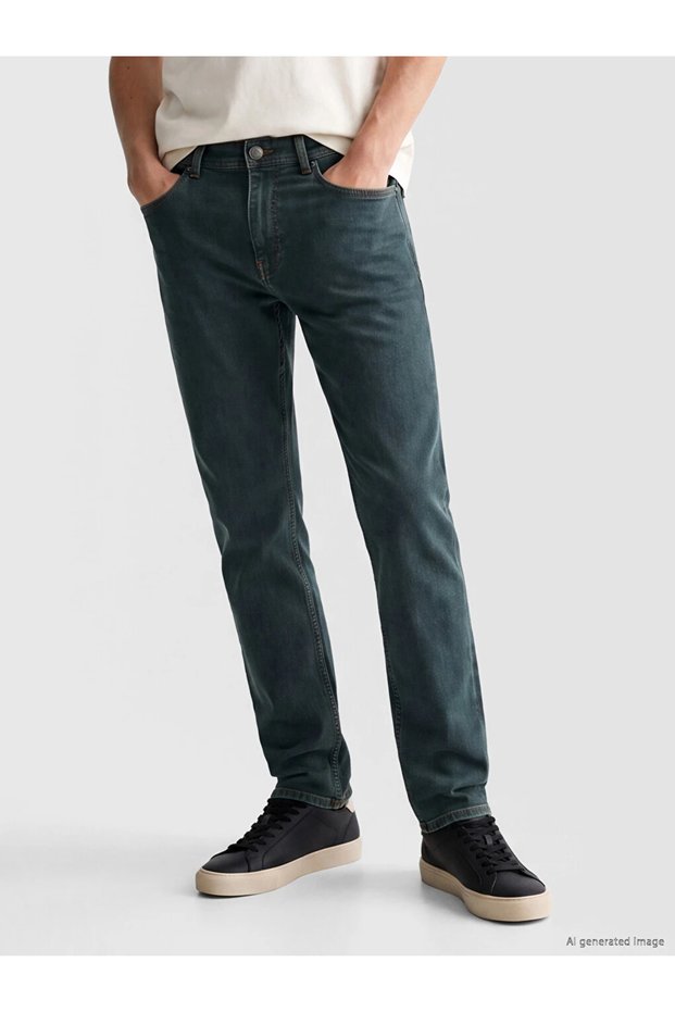 Green 750 Slim Fit Men's Jean Trousers
